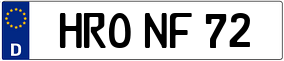 Truck License Plate